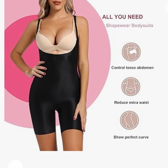 KKP Thinstincts Shapewear for Women Power Conceal Her Open Bust Mid-Thigh, M - Picture 3 of 6